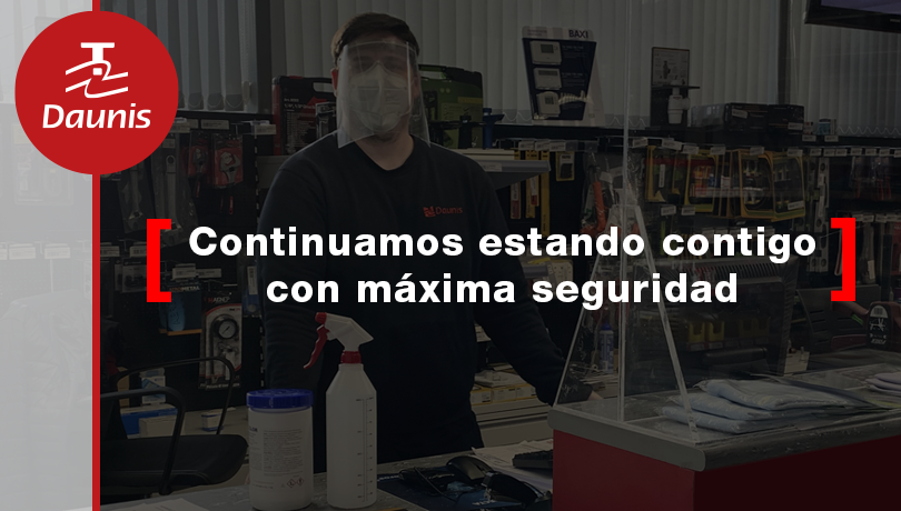 Continuamos estando contigo con máxima seguridad y profesionalidad