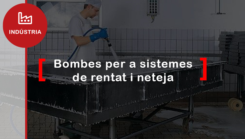 Criteris per optimitzar bombes de sistemes de rentat i neteja en la indústria alimentària